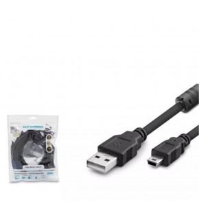 Hadron Hdx7520 Usb Mini V3-5Pin To Usb Kablo 5M Siyah