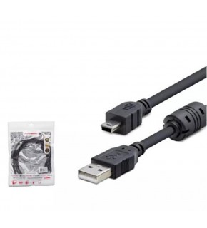 Hadron Hdx7538 1.5M Usb Mini V3-5Pin To Usb Kablo  Siyah