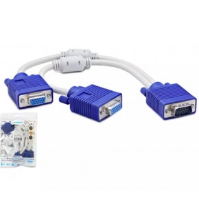 Hadron Hdx7753 Vga To 2-Vga F Y Kablo 30Cm Beyaz