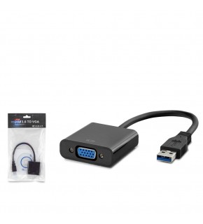Hadron Hdx7779 Usb3.0 To Vga F Çevirici 1080P Siyah