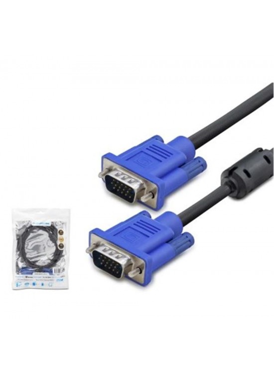 HADRON HDX7785 VGA Kablo OD 7.3 mm A Kalite 15 m - Siyah Mav