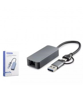 HADRON HDX7852 ETHERNET CARD USB2.0 + TYPE-C 2.5 Gigabit