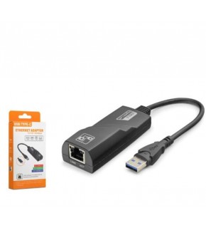 HADRON HDX7867 USB 3.0 Ethernet Adaptör Gigabit Siyah