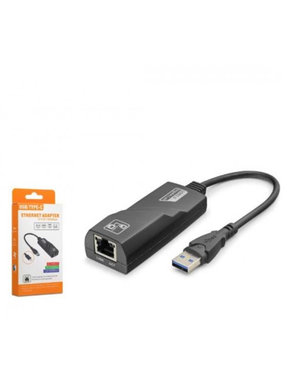 HADRON HDX7867 USB 3.0 Ethernet Adaptör Gigabit Siyah