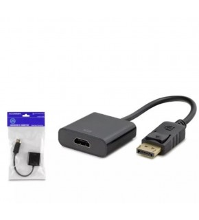 HADRON HDX7873 DisplayPort to HDMI Dişi Görüntü Dönüştürücü 4K 30 Hz - Siyah