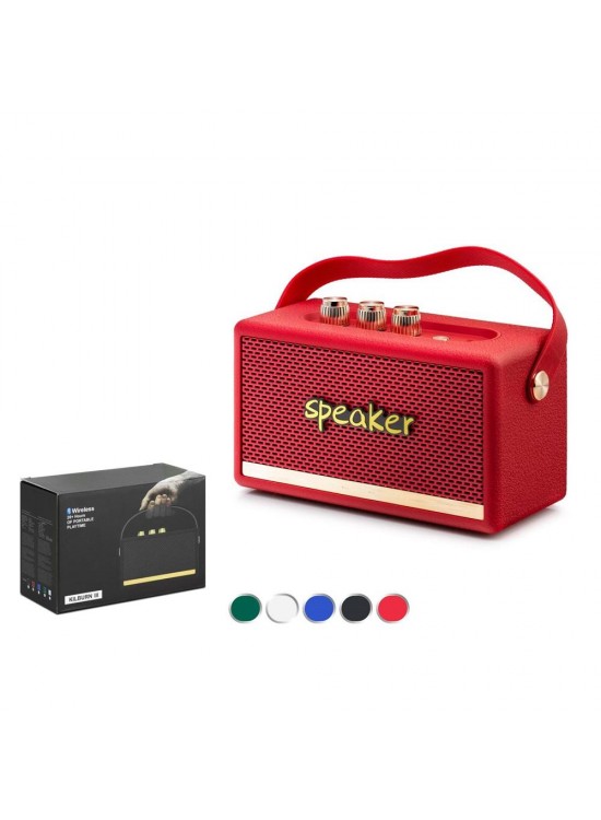 Hadron KILBURN3 Kırmızı Bluetooth Nostalji Speaker168-103-72MM Hadron KILBURN3 Kırmızı Bluetooth Nostalji Speaker168-103-72MM