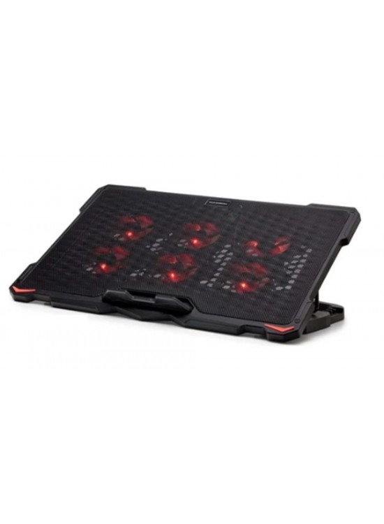 Hadron Polar 6 Fanlı Laptop Soğutucu RGB 15"17" Sessiz Çalışma