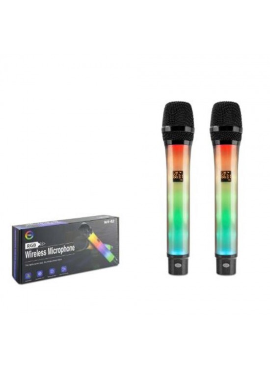 Hadron Wx-82 Kablosuz 2-Mikrofon Uhf Rgb