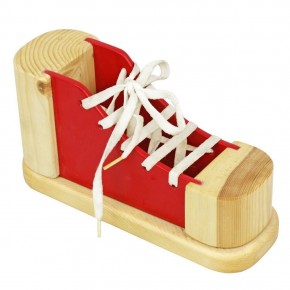 Hamaha Ahşap Ayakkabı Bağlama