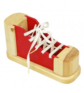 Hamaha Ahşap Ayakkabı Bağlama