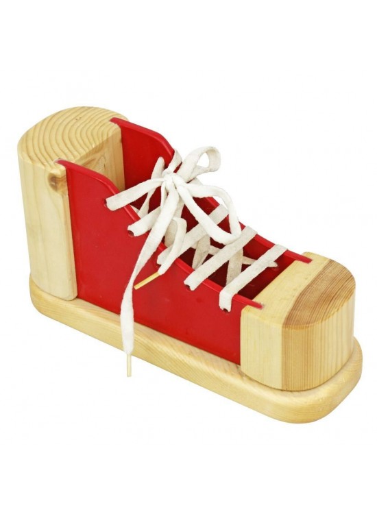 Hamaha Ahşap Ayakkabı Bağlama