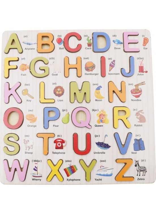 Hamaha Ahşap Resimli Renkli Harfler HMH-161