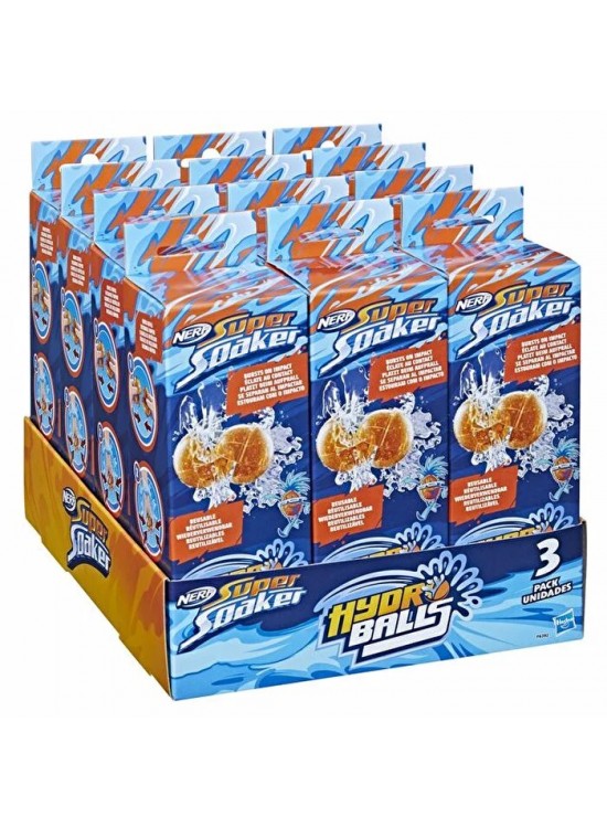 Hasbro Nerf Super Soaker Hydro Balls 3 Pk F6392