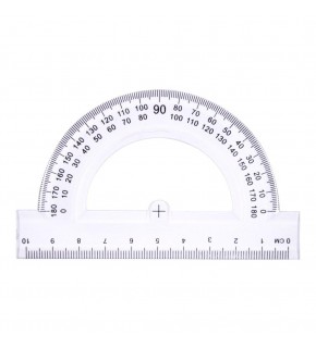 Hatas Minkale Plastik 180 Derece 10 CM 0905 (1 Adet)