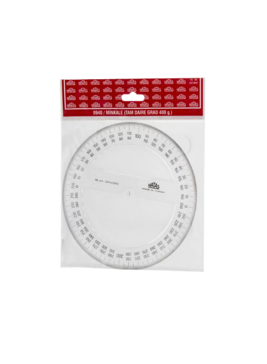 Hatas Minkale Plastik 400 Derece 15 CM 0940 (1 Adet)