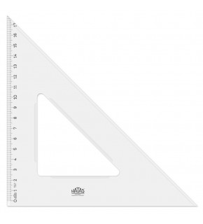 Hatas Öğrenci Gönyesi 45 Derece Plastik 26 CM 0780 (1 Adet)