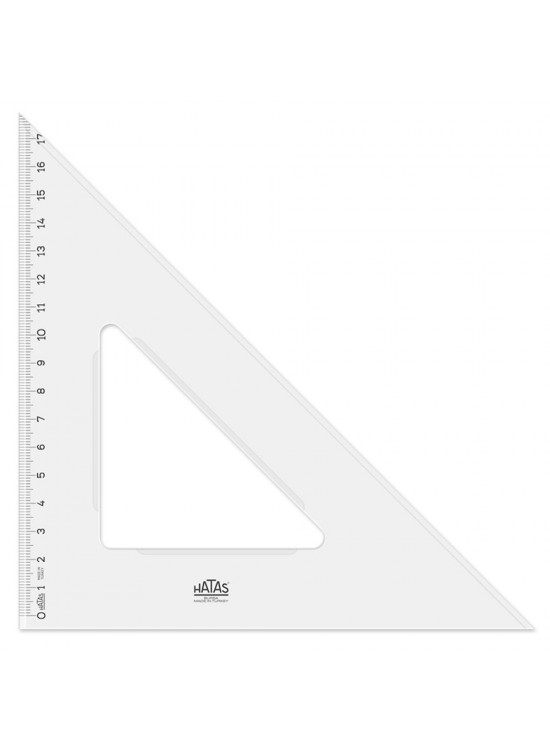 Hatas Öğrenci Gönyesi 45 Derece Plastik 26 CM 0780 (1 Adet)