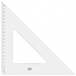 Hatas Öğrenci Gönyesi 45 Derece Plastik 32 CM 0800 (1 Adet)