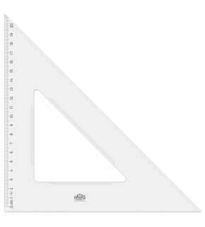 Hatas Öğrenci Gönyesi 45 Derece Plastik 32 CM 0800 (1 Adet)