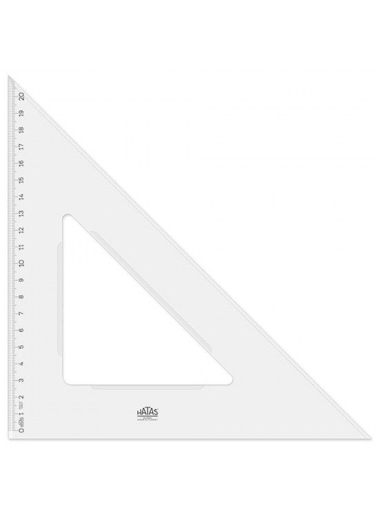 Hatas Öğrenci Gönyesi 45 Derece Plastik 32 CM 0800 (1 Adet)