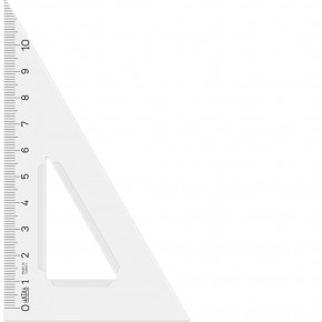 Hatas Öğrenci Gönyesi 60 Derece Plastik 12 CM 0724 (1 Adet)