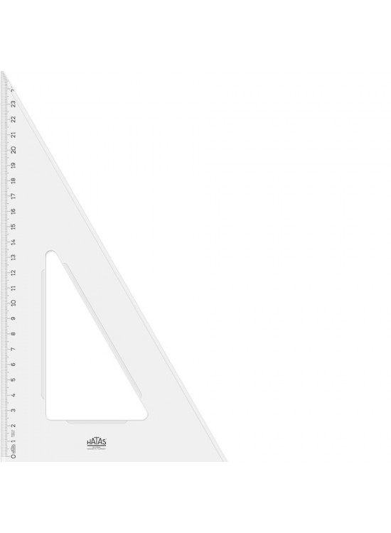 Hatas Öğrenci Gönyesi 60 Derece Plastik 26 CM 0770 (1 Adet)