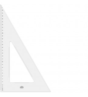 Hatas Öğrenci Gönyesi 60 Derece Plastik 30 CM 0801 (1 Adet)