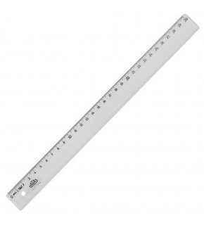 Hatas Standart Cetvel Plastik Dar Şeffaf 30 CM 0131 (1 Adet)