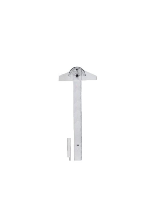 Hatas T Cetvel Oynar Başlı Mika İnce Bizote Minkale Başlık Akrilik 100 CM 1200