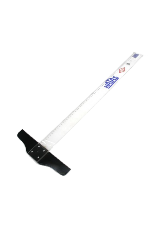 Hatas T Cetvel Mika Tekniker Plastik 65 CM 1020
