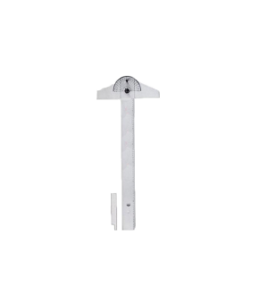 Hatas T Cetvel Oynar Başlı Mika İnce Bizote Minkale Başlık Akrilik 75 CM 1180