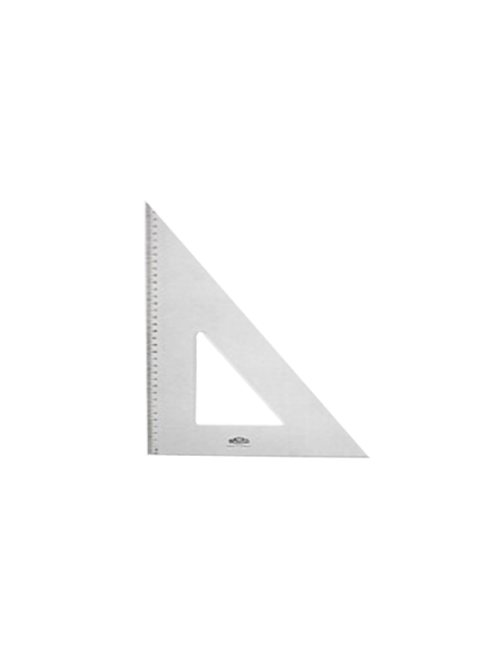 Hatas Teknik Resim Gönyesi 45 Derece 26 CM Akrilik 0620 (1 Adet)