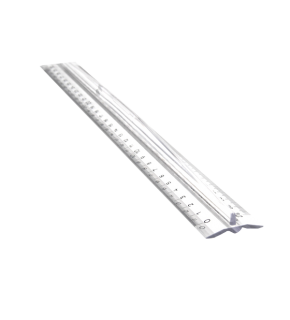 Hatas Tribli Desimetre Şeffaf 30 CM 0250 (1 Adet)