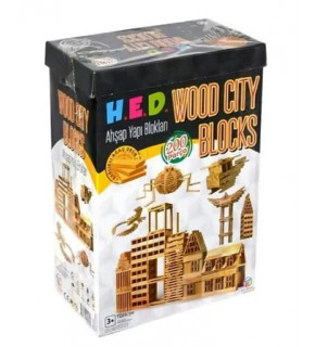Hed Ahşap Yapı Blokları - Wood Cıty Blocks Hed244