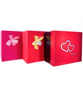 Hediye Kutusu Dikdörtgen Set 27X32X15