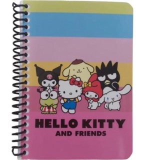 Hello And Friends Bloknot Spiralli  A6 80 Yp Çizgili 140400-13 (1 Adet)