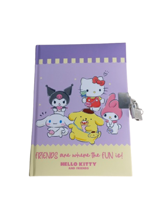 Hello Kitty And Friends 14*20 80yp Kilitli Hatıra