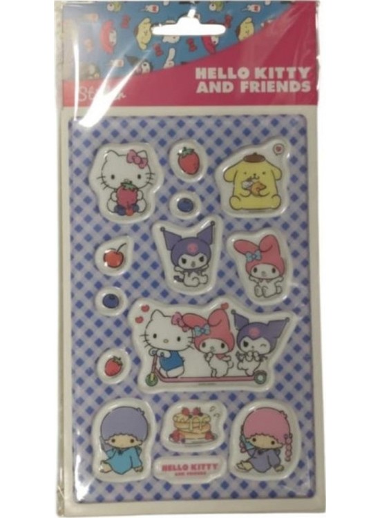 Hello Kitty And Friends 2 Li Kuşe Sticker 221400-13