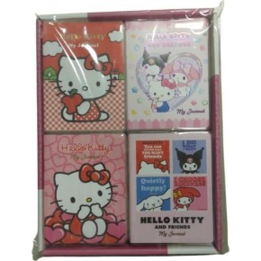 Hello Kitty Aynalı Sert Kapaklı Günlük A6 100 Gr.192 Sf.Renkli Sflar.12 Li Displey 525-2207