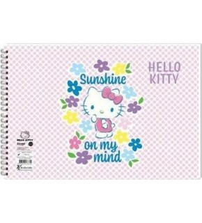 Hello Kitty Resim Defteri Spiralli 17x25 15 YP 300115-08 (1 Adet)