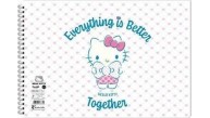 Hello Kitty Resim Defteri Spiralli 17x25 15 YP 300115-08 (1 Adet)