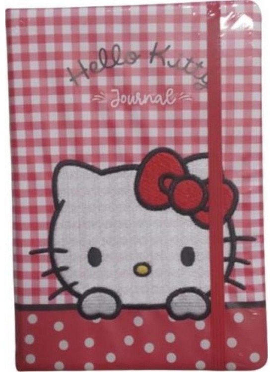 Hello Kitty Vegan Deri Günlük A5 100 Gr.192 Syf Lastikli Kener Boyalı.Nakışlı 525-2091