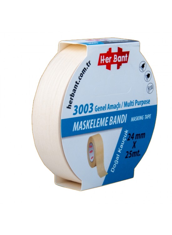 Her Bant Krepe (Maskeleme) Bantı 24 MMx25 Mt 3003