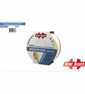 Her Bant Krepe (Maskeleme) Bantı 36 MMx25 Mt 3004