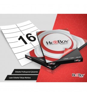Herboy Laser Etiket 100 YP 105x37.125 Laser-Copy-Inkjet HB-1105