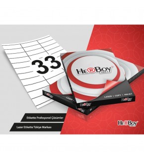 Herboy Laser Etiket 100 YP 70x25 Laser-Copy-Inkjet HB-1133