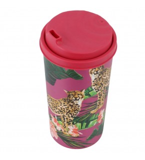 Herevin Desenli Kahve Bardağı-Leopar 470 CC 161920-014