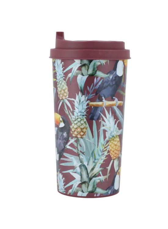 Herevin Desenli Kahve Bardağı-Papağan 470 CC 161920-011