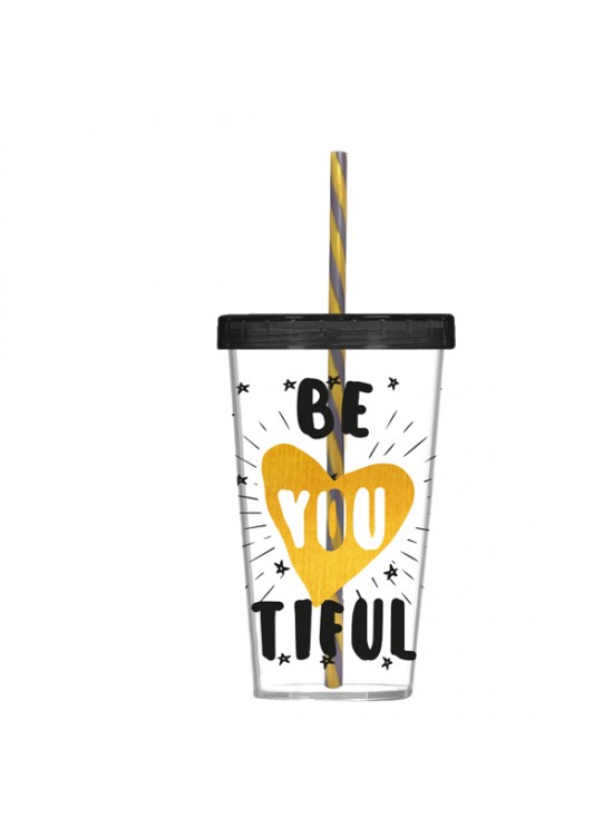 Herevin Desenli Pipetli Bardak-Beautiful-Çrp 660 CC 161448-008P