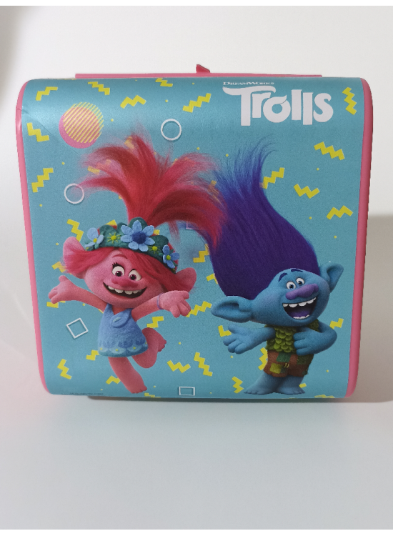 Herevin Lisanslı Beslenme Kutusu-Pembe Trolls 161272-260